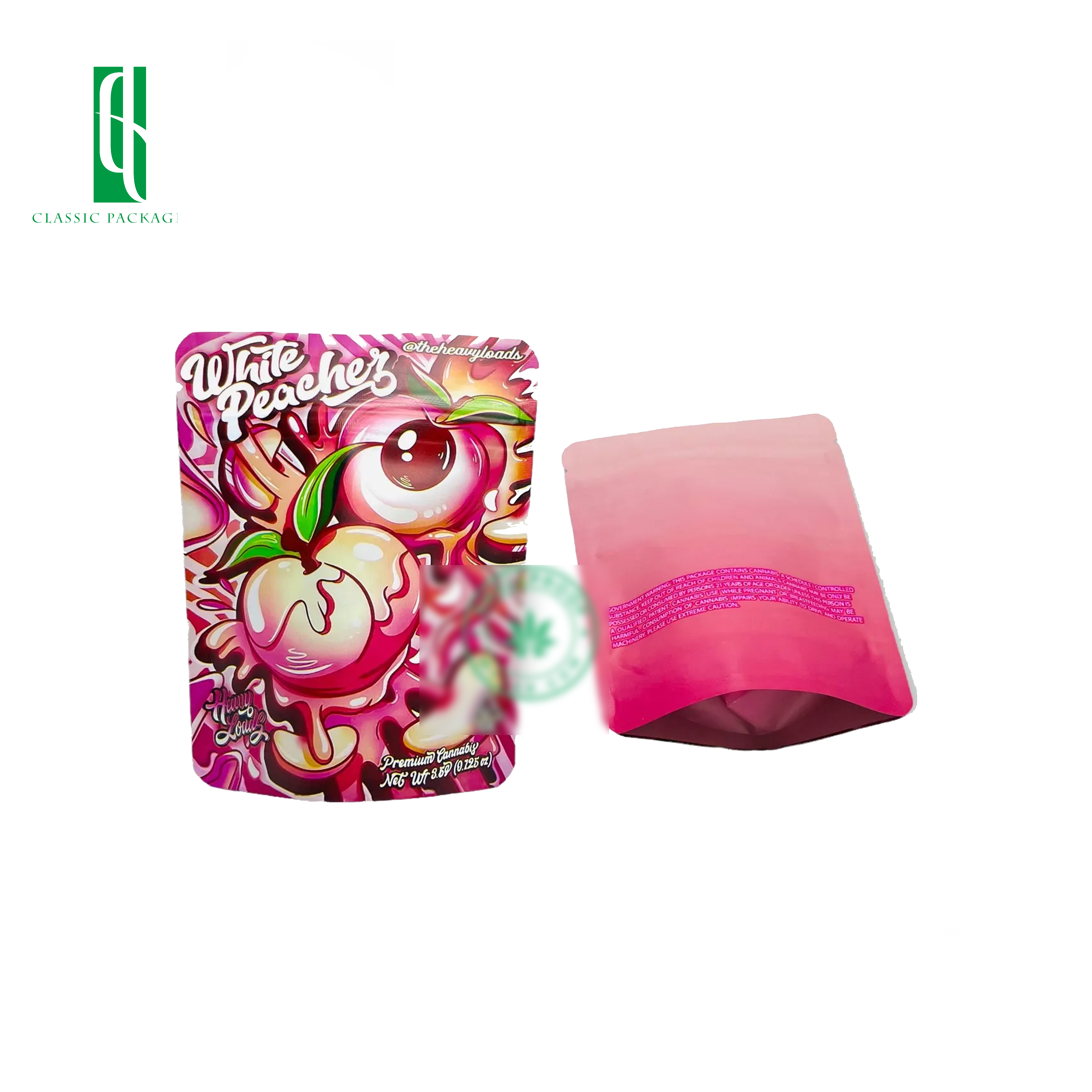 foil laminated plastic resealable ziplock bags exit edibles packaging smell proof candy gummies 3.5g mylar bags custom printed