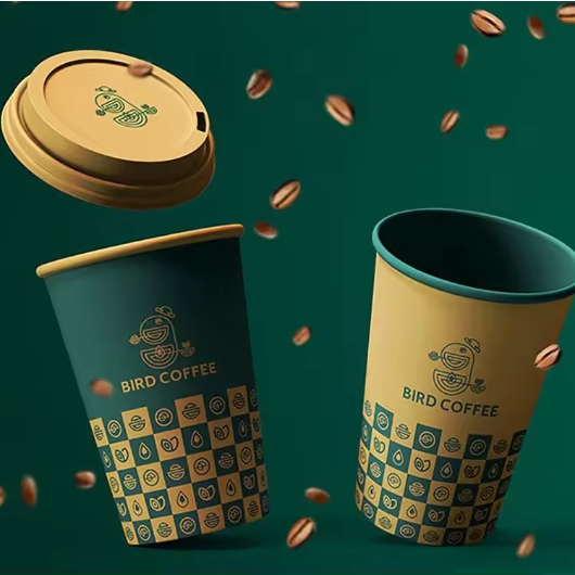 Double-wall paper environmentally friendly low carbon coffee cup
